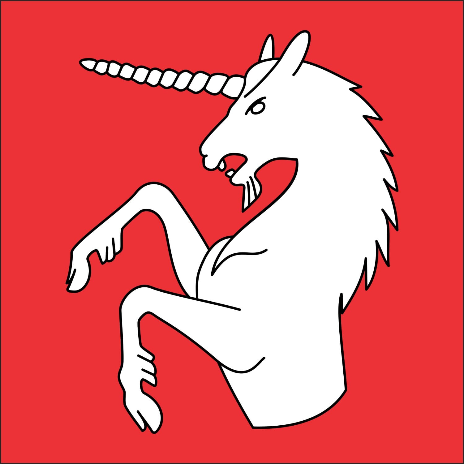 Fahne Gemeinde 8153 R&uuml;mlang (ZH) | 30 x 30 cm und Gr&ouml;sser - Bild 1