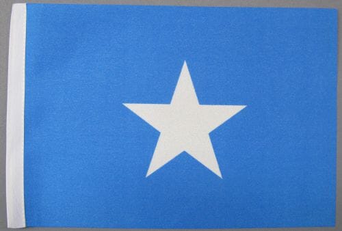 Somalia Tisch-Fahne DeLuxe ohne St&auml;nder | 15.5 x 24 cm - Bild 2