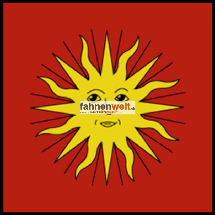 Fahne Gemeinde 3960 Sierre (VS) | 30 x 30 cm und Gr&ouml;sser - Bild 1