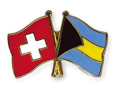Freundschaftspin Schweiz-Bahamas | Gr&ouml;sse ca. 22mm - Bild 1