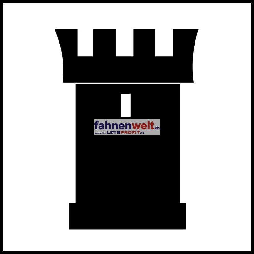 Fahne Gemeinde 1913 Saillon (VS) | 30 x 30 cm und Gr&ouml;sser - Bild 1