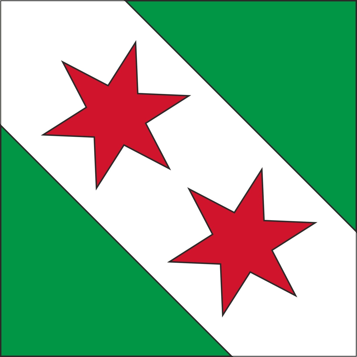Fahne Gemeinde 3309 Kernenried (BE) | 30 x 30 cm und Gr&ouml;sser - Bild 1