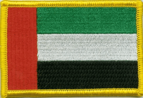 Patch Sticker zum aufb&uuml;geln Vereinigte Arabische Emirate | 5.5 x 9 cm - Bild 1