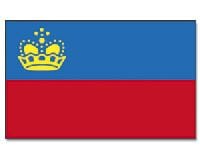 Liechtenstein Hissfahne gedruckt im Querformat | 90 x 150 cm - Bild 1