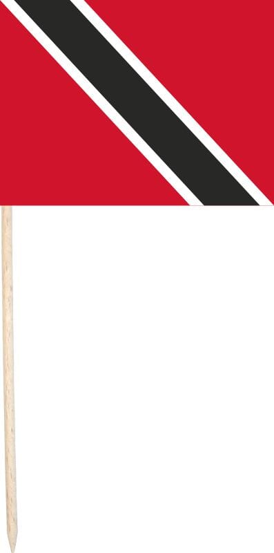 Mini-Fahnen Trinidad und Tobago Pack &agrave; 50 St&uuml;ck | 30 x 40 mm - Bild 1