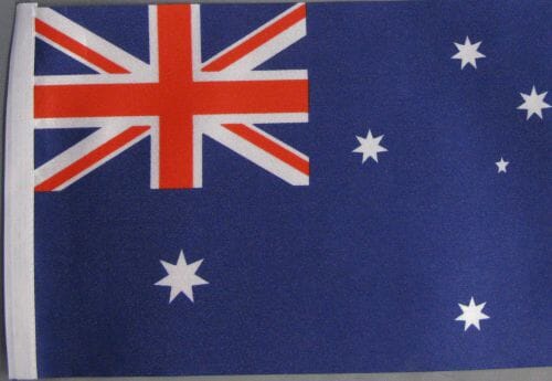 Australien Tisch-Fahne DeLuxe ohne St&auml;nder | 15.5 x 24 cm - Bild 2