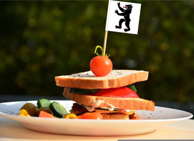 Mini- / Tischf&auml;hnchen Appenzell-Innerrhoden Pack &agrave; 10 St&uuml;ck | 55 x 55 mm - Bild 3