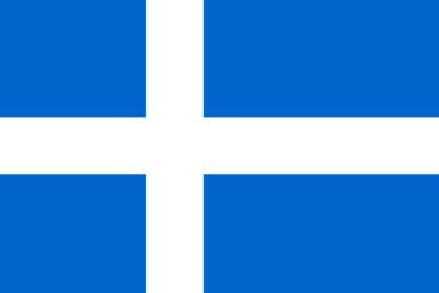 Shetland-Inseln Fahne gedruckt | 90 x 150 cm - Bild 1