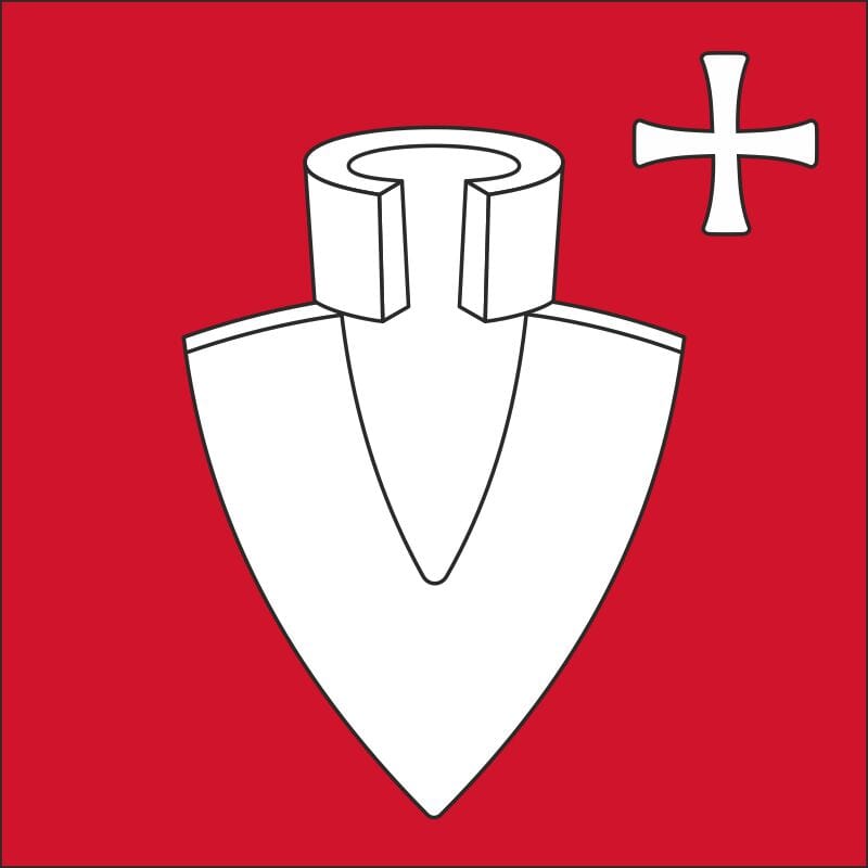 Fahne Quartier 8000 Z&uuml;rich-Schwamendingen (ZH) | 30 x 30 cm und Gr&ouml;sser - Bild 1