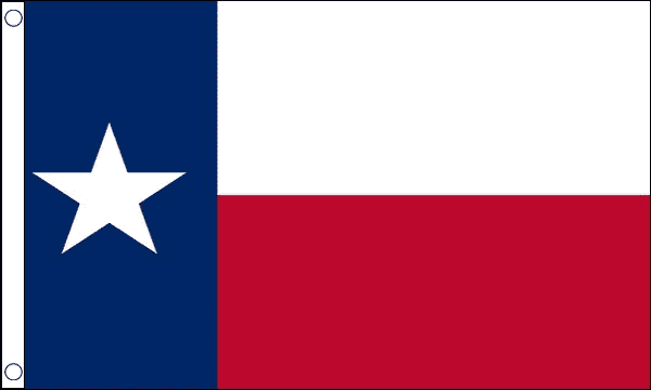 Texas Fahne gedruckt im Querformat | 60 x 90 cm - Bild 1