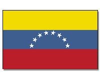 Venezuela Hissfahne gedruckt im Querformat | 90 x 150 cm - Bild 1