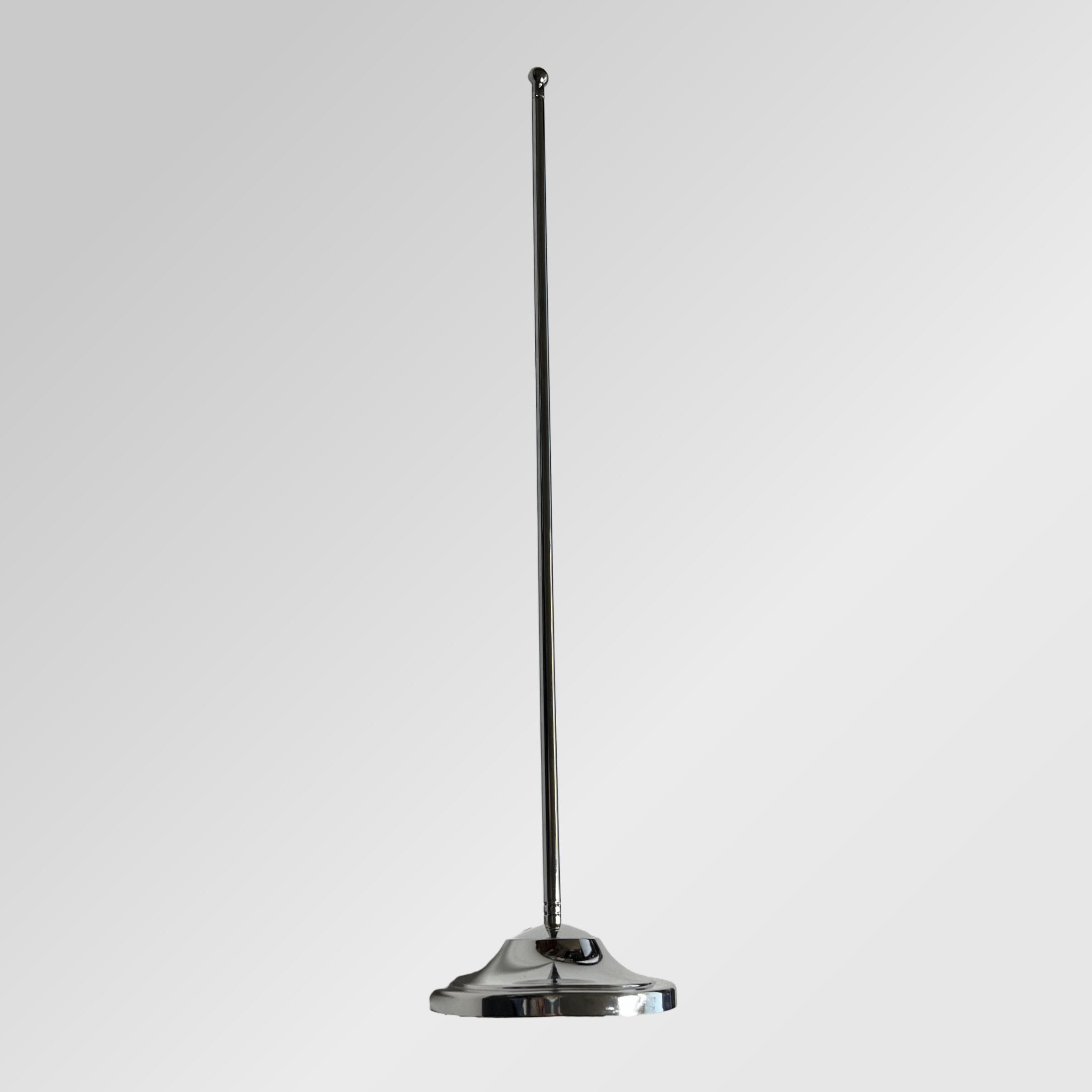 Tischfahnenstab verchromt DeLuxe Standard oder Teleskop 36 cm oder 27 bis 47 cm - Bild 4