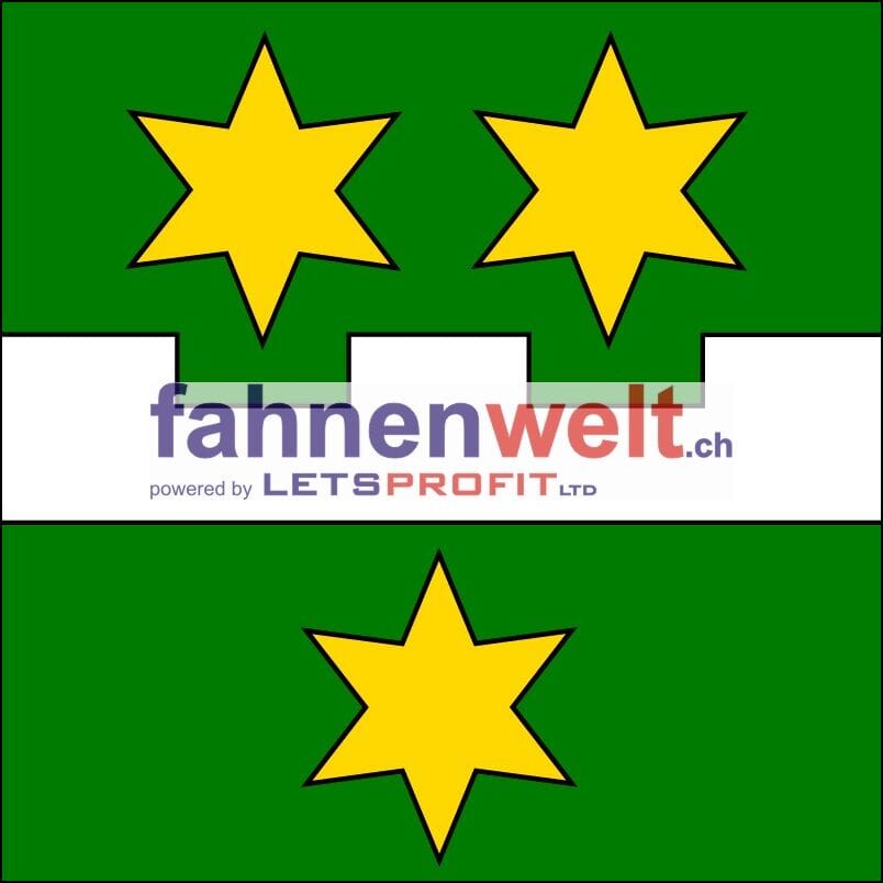 Fahne Gemeinde 3800 Matten bei Interlaken (BE) | 30 x 30 cm und Gr&ouml;sser - Bild 1