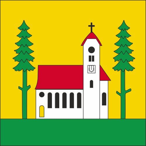 Fahne Gemeinde 9205 Waldkirch (SG) | 30 x 30 cm und Gr&ouml;sser - Bild 1