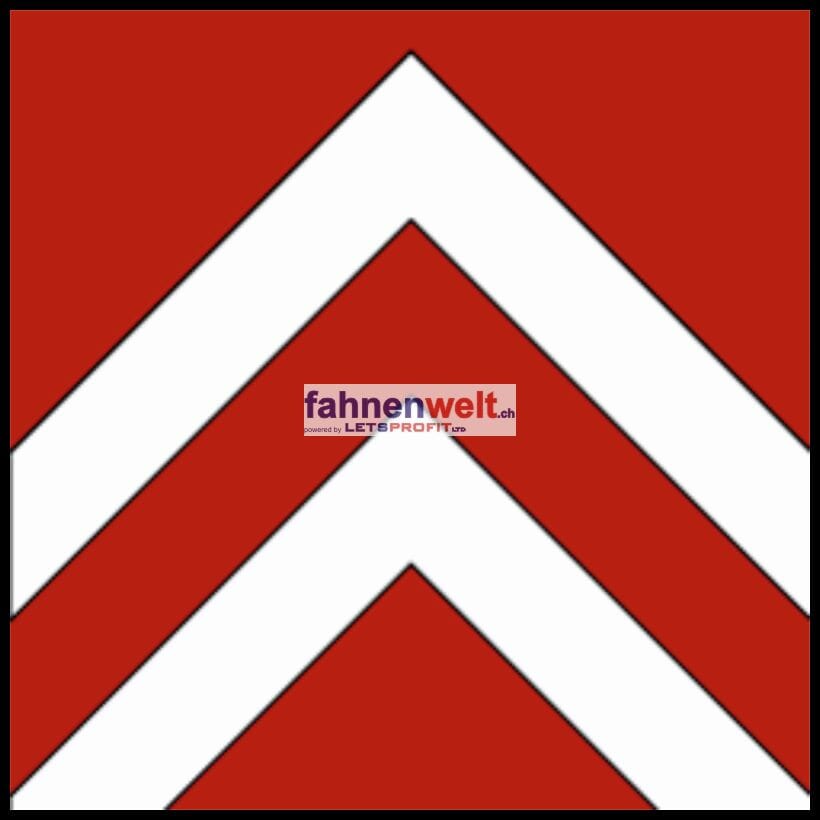 Fahne Gemeinde 1026 Echandens (VD) | 30 x 30 cm und Gr&ouml;sser - Bild 1