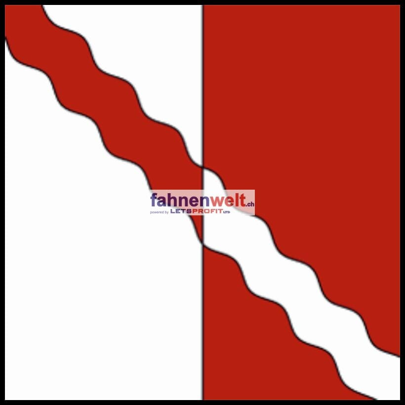 Fahne Gemeinde 1773 Chandon Ehemalige Gemeinde (FR) | 30 x 30 cm und Gr&ouml;sser - Bild 1