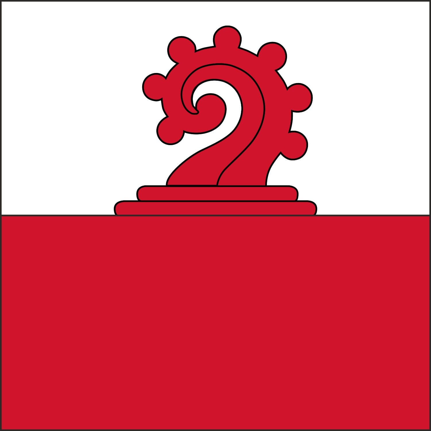 Fahne Gemeinde 4410 Liestal (BL) | 30 x 30 cm und Gr&ouml;sser - Bild 1