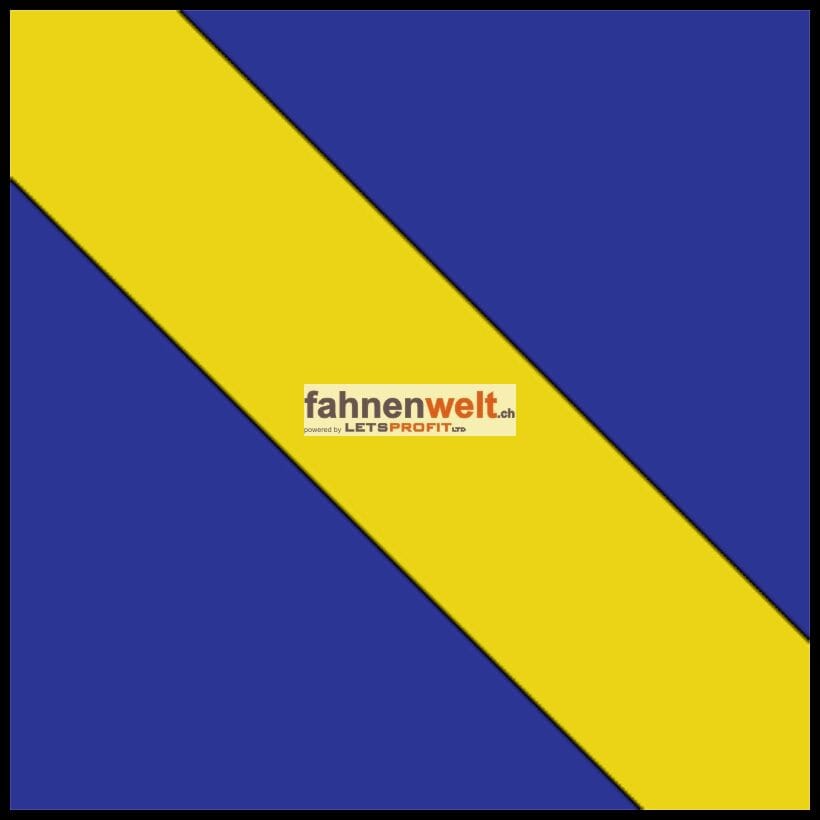 Fahne Gemeinde 1035 Bournens (VD) | 30 x 30 cm und Gr&ouml;sser - Bild 1