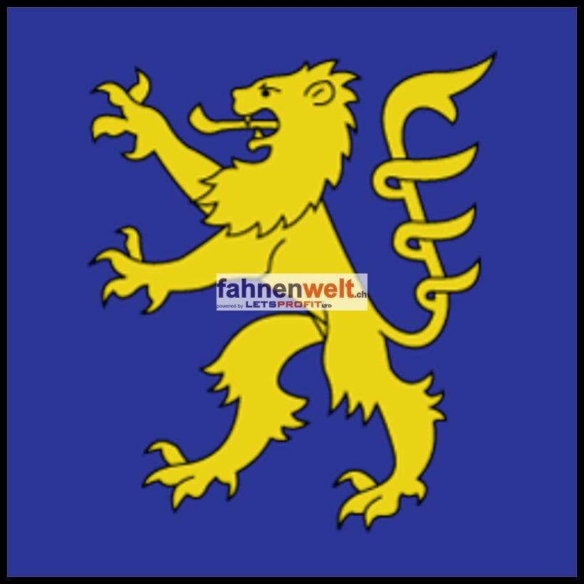 Fahne Gemeinde 1568 Portalban Ehemalige Gemeinde (FR) | 30 x 30 cm und Gr&ouml;sser - Bild 1
