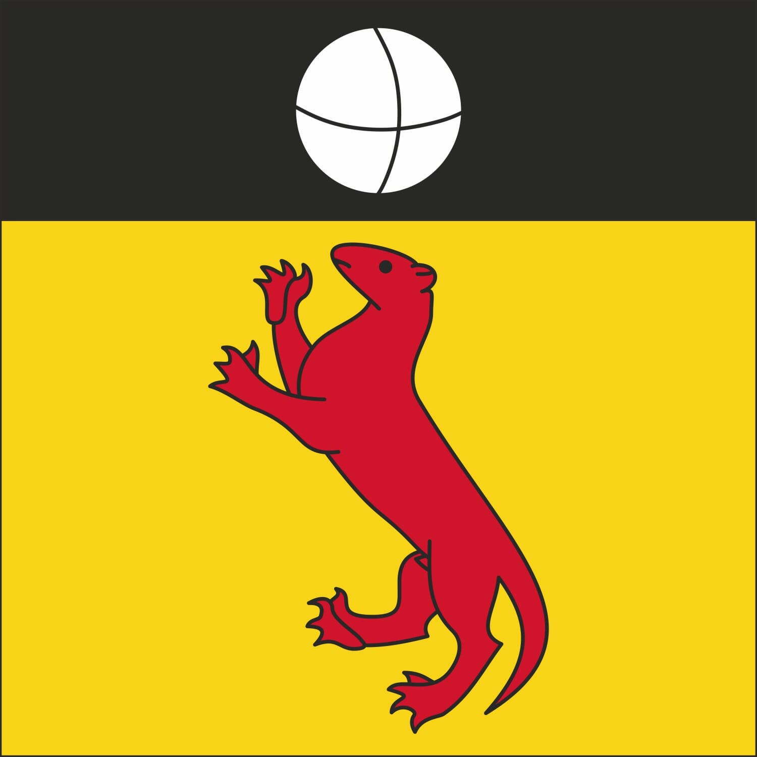 Fahne Gemeinde 8625 Gossau (ZH) | 30 x 30 cm und Gr&ouml;sser - Bild 1
