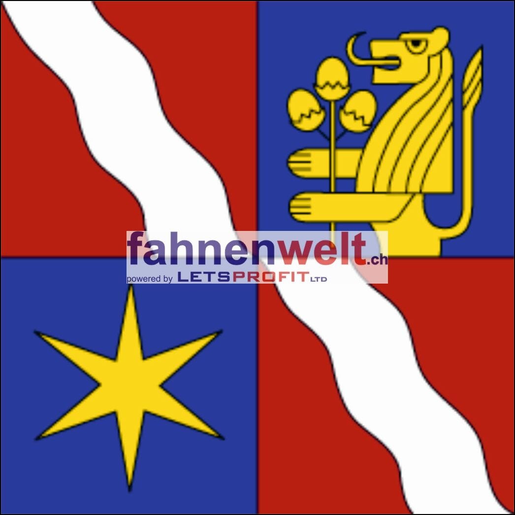 Fahne Gemeinde 8773 Haslen Ehemalige Gemeinde (GL) | 30 x 30 cm und Gr&ouml;sser - Bild 1