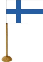 Finnland Tischf&auml;hnchen mit Fuss | 45 x 70 mm - Bild 1