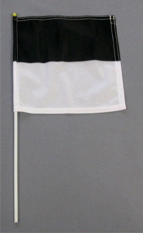 Fahne Freiburg am Stab Pack &agrave; 5 oder 15 St&uuml;ck | 20 x 20 cm | Stoff - Bild 1