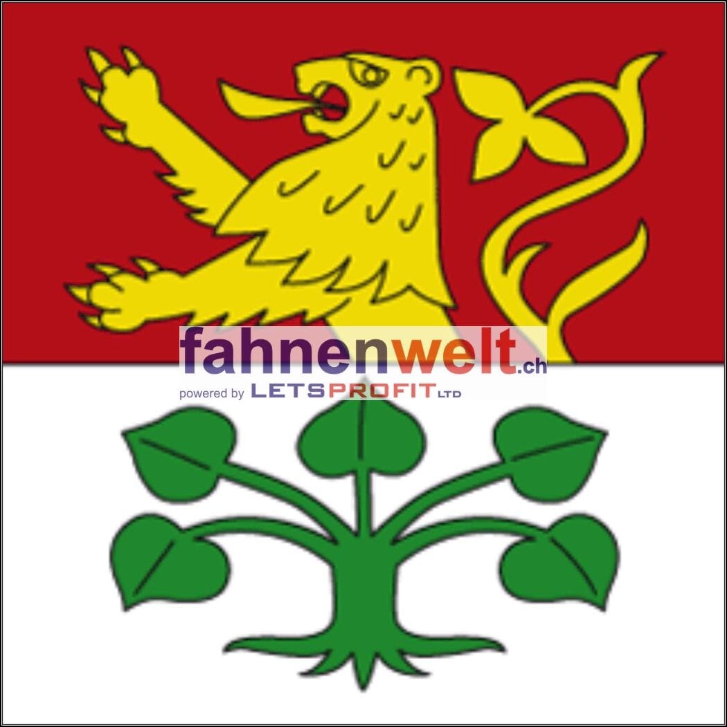 Fahne Gemeinde 5274 Mettau Ehemalige Gemeinde (AG) | 30 x 30 cm und Gr&ouml;sser - Bild 1