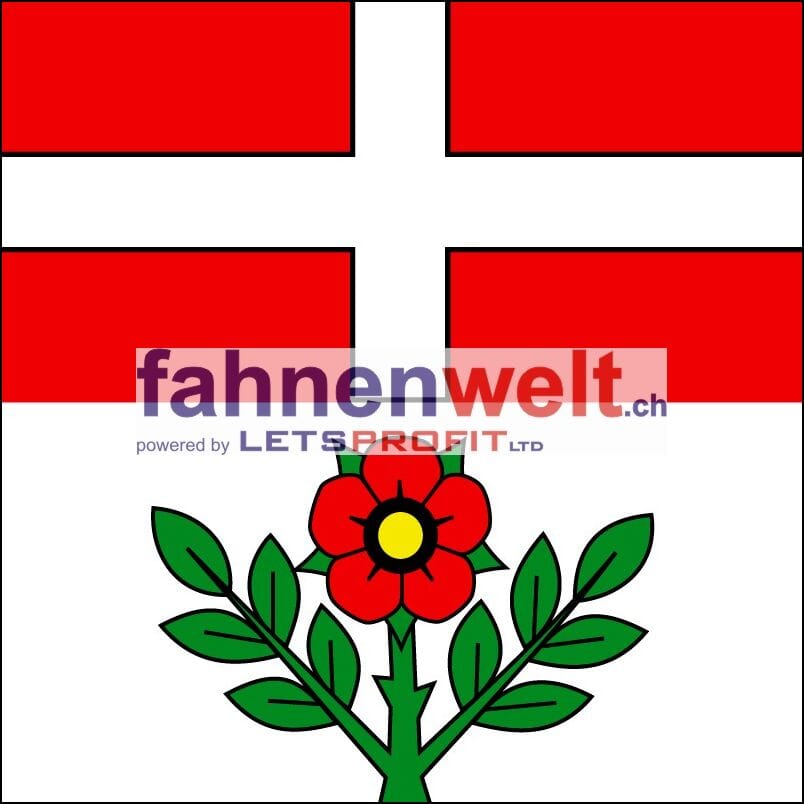 Fahne Gemeinde 3053 Diemerswil (BE) | 30 x 30 cm und Gr&ouml;sser - Bild 1