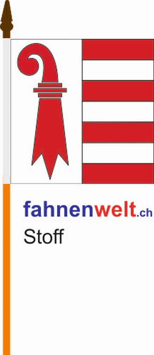 Fahne Jura am Stab aus bestem Stoff | 30 x 30 cm - Bild 1