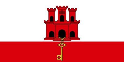 Gibraltar Fahne gedruckt | 60 x 90 cm - Bild 1
