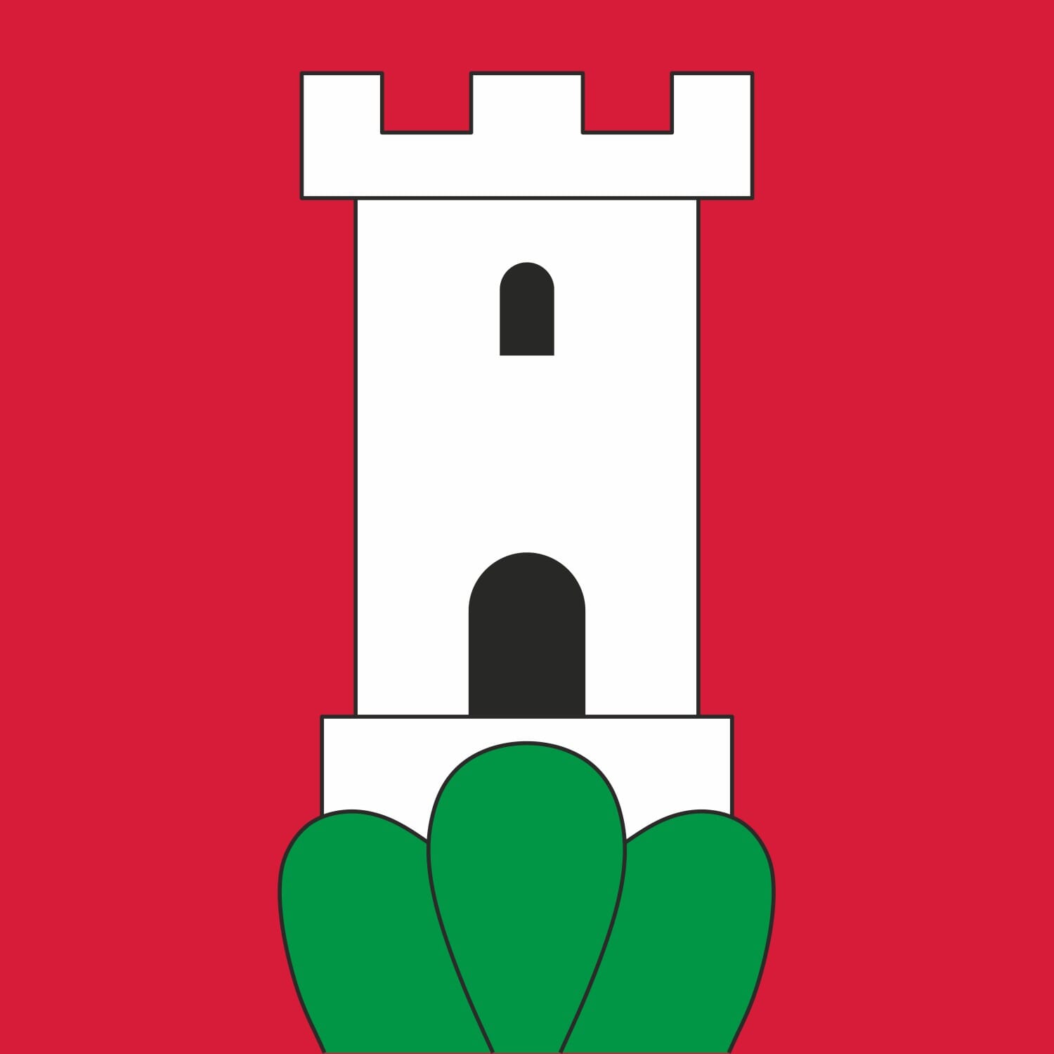 Fahne Gemeinde 6415 Arth (SZ) | 30 x 30 cm und Gr&ouml;sser - Bild 1
