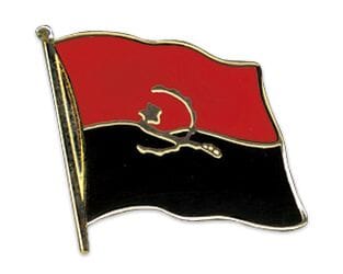 Flaggen Pin Angola geschwungen | ca. 20 mm - Bild 1