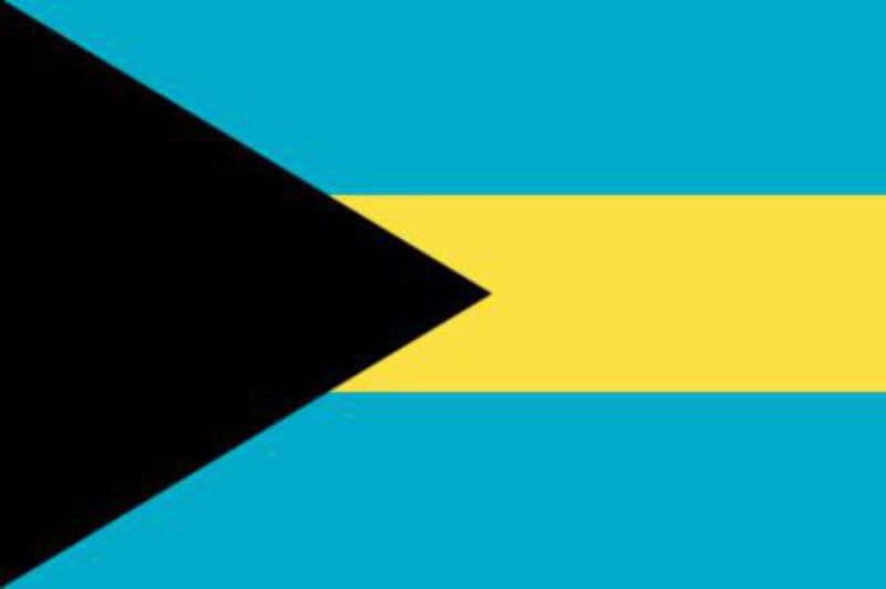Bahamas Fahne gedruckt | 60 x 90 cm - Bild 1