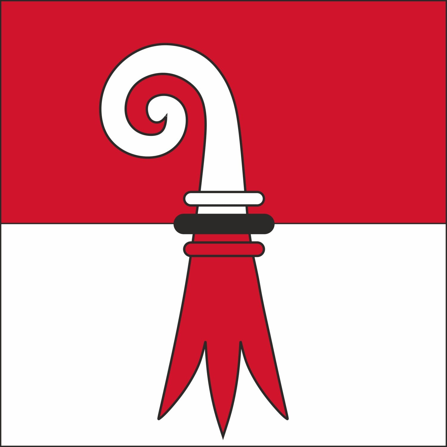 Fahne Gemeinde 4112 B&auml;ttwil (SO) | 30 x 30 cm und Gr&ouml;sser - Bild 1