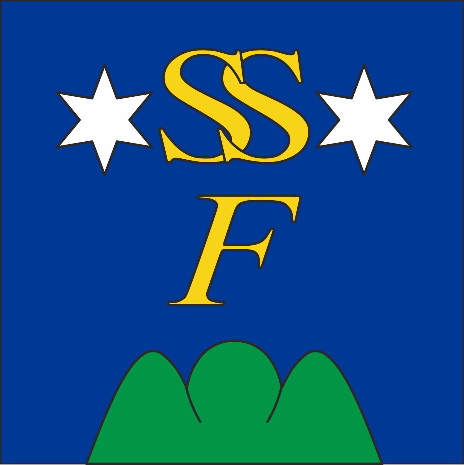 Fahne Gemeinde 3906 Saas-Fee (VS) | 30 x 30 cm und Gr&ouml;sser - Bild 1