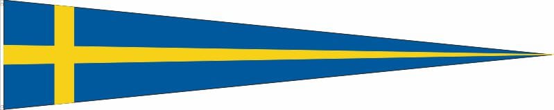 Schweden Langwimpel | Gr&ouml;sse ca. 30 x 150 cm - Bild 1