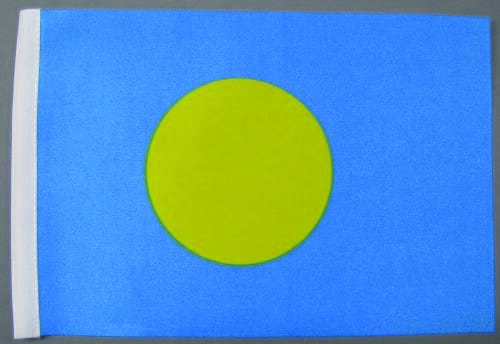 Palau Tisch-Fahne DeLuxe ohne St&auml;nder | 15.5 x 24 cm - Bild 2