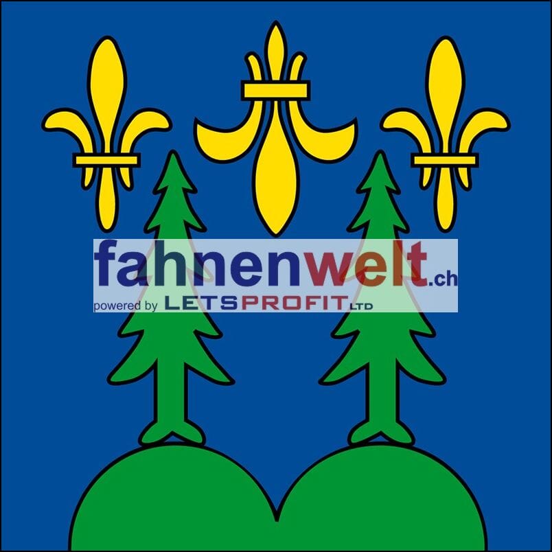 Fahne Gemeinde 4622 Egerkingen (SO) | 30 x 30 cm und Gr&ouml;sser - Bild 1