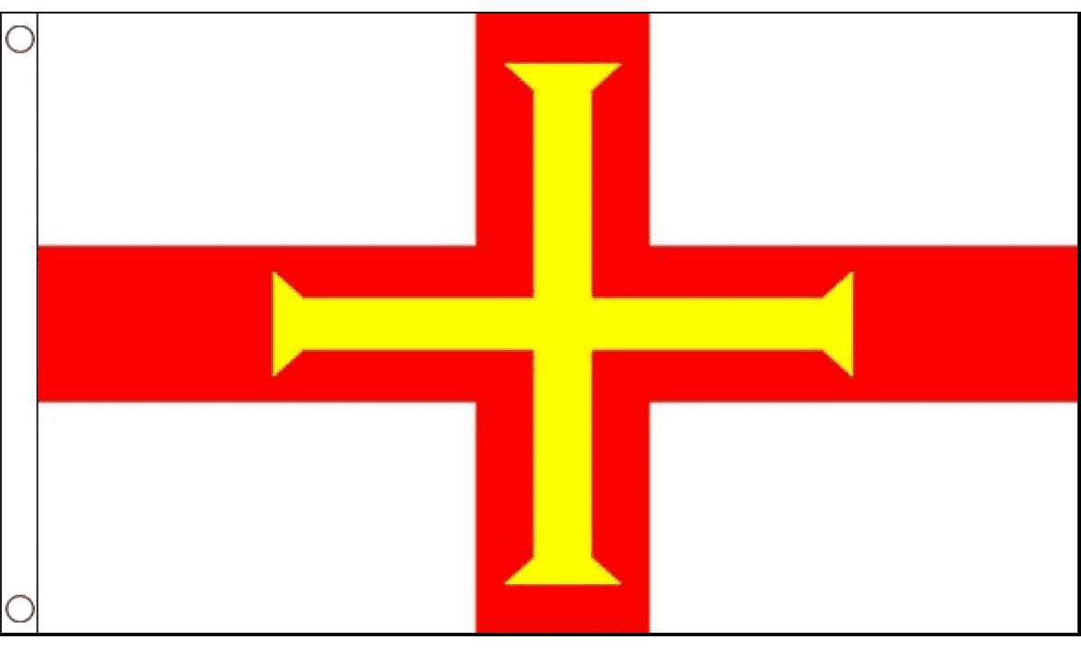 Guernsey gedruckt im Querformat | 90 x 150 cm - Bild 1