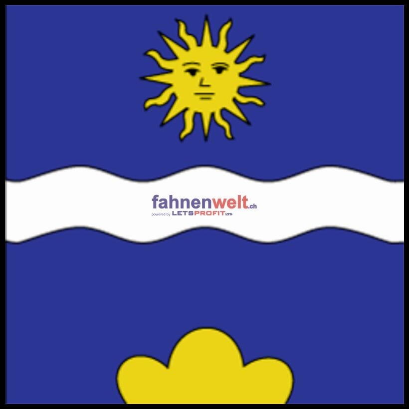Fahne Gemeinde 1127 Clarmont (VD) | 30 x 30 cm und Gr&ouml;sser - Bild 1
