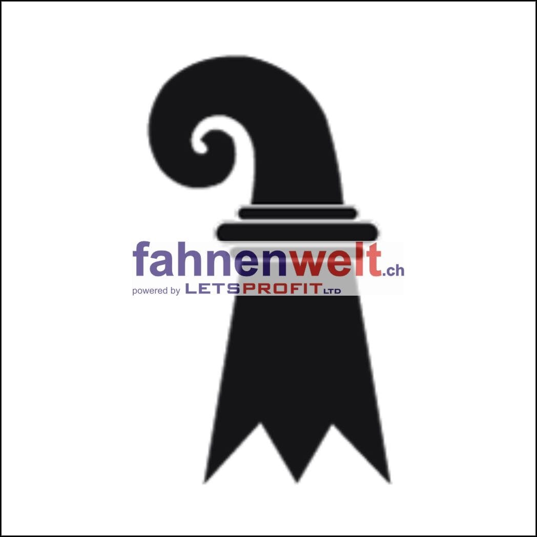 Fahne Gemeinde 4000 Basel (BS) | 30 x 30 cm und Gr&ouml;sser - Bild 1