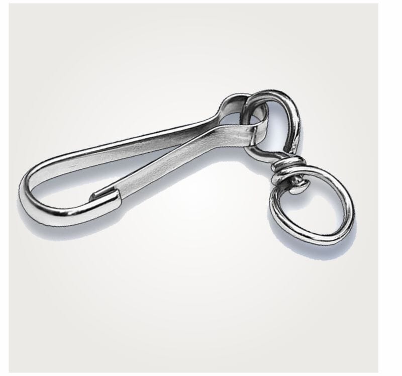 Karabiner Simplex-Haken 50 mm mit Wirbel - Bild 1