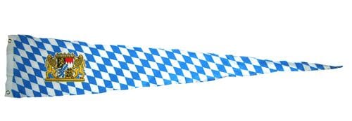 Langwimpel Bayern mit Wappen | ca. 30 x 150 cm - Bild 1