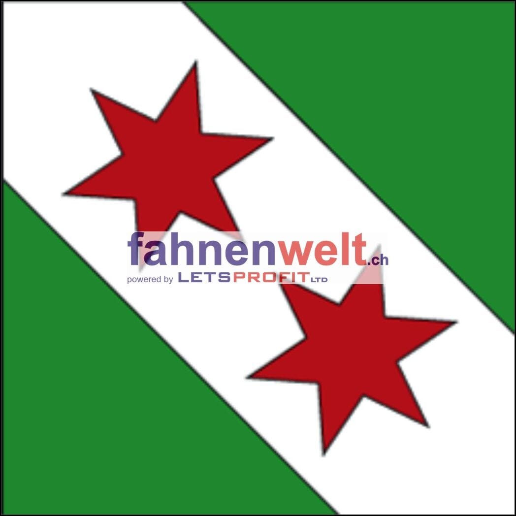 Fahne Gemeinde 3309 Zauggenried Ehemalige Gemeinde (BE) | 30 x 30 cm und Gr&ouml;sser - Bild 1