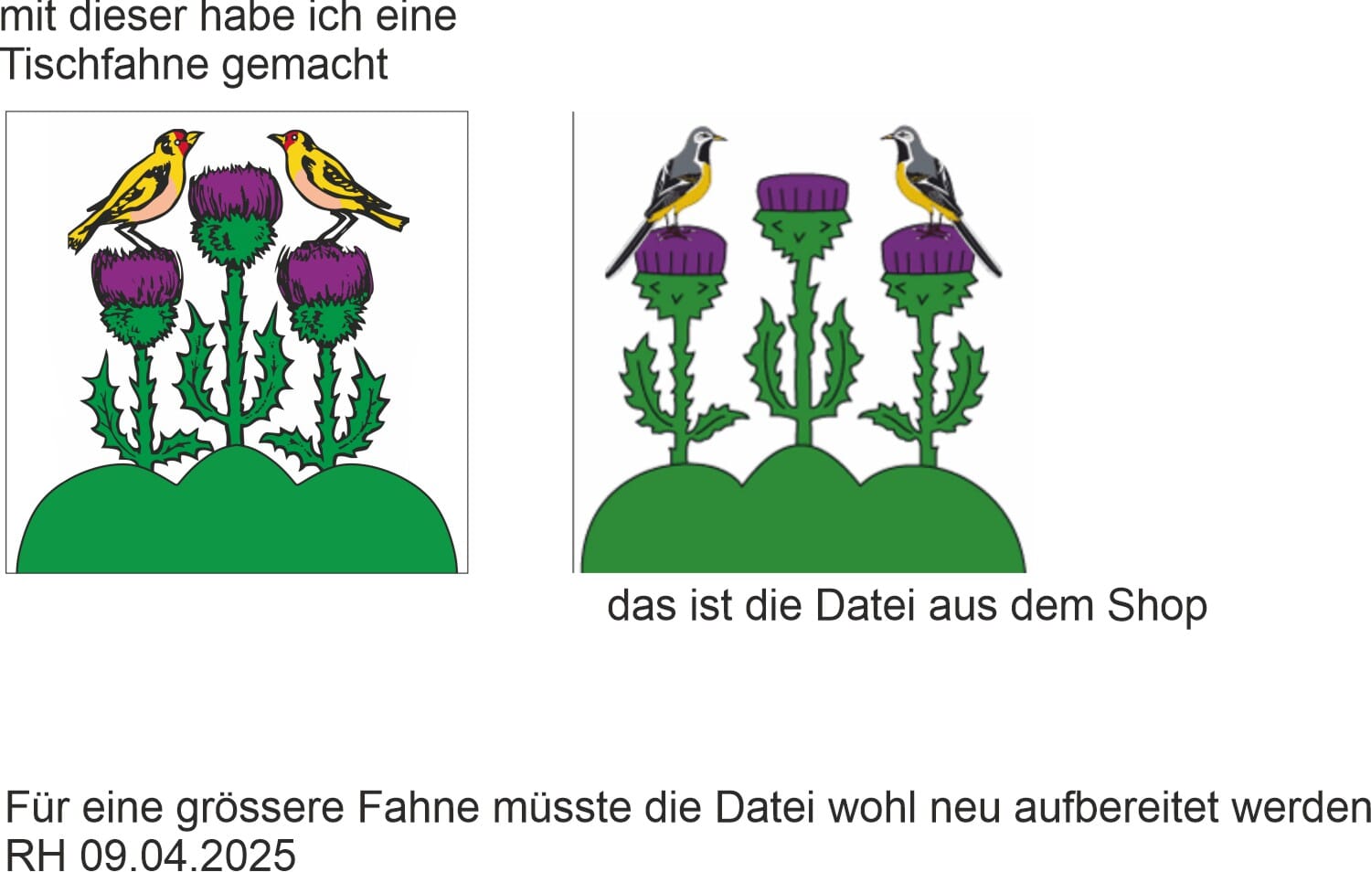 Fahne Gemeinde 1803 Chardonne (VD) | 30 x 30 cm und Gr&ouml;sser - Bild 1
