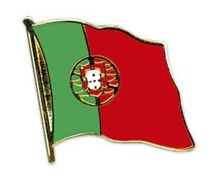 Flaggen Pin Portugal geschwungen | ca. 20 mm - Bild 1