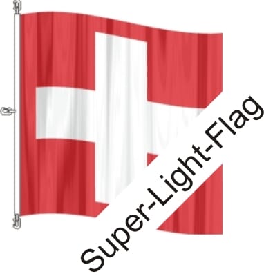 Fahne Schweiz gedruckt | 60 x 60 cm und gr&ouml;sser - Bild 1