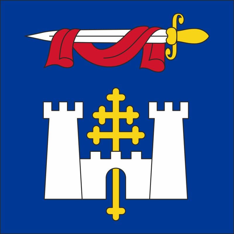 Fahne Gemeinde 6804 Bironico Ehemalige Gemeinde (TI) | 30 x 30 cm und Gr&ouml;sser - Bild 1
