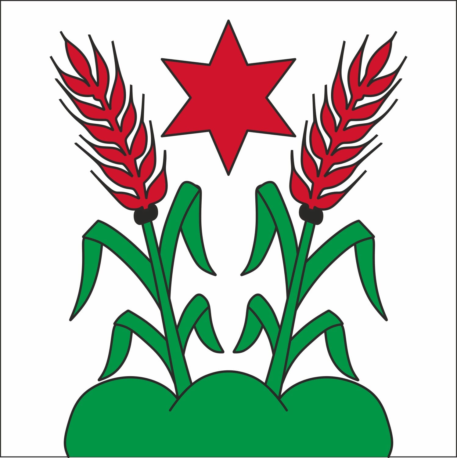 Fahne Gemeinde 2736 Sorvilier (BE) | 30 x 30 cm und Gr&ouml;sser - Bild 1